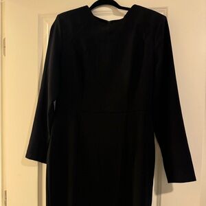 Black Long-Sleeve Women's Dress